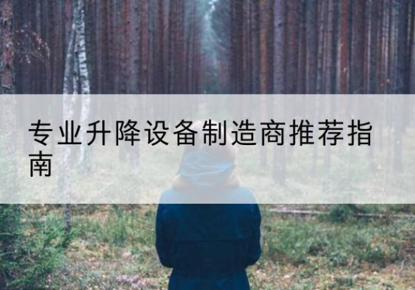 大洼电动剪叉升降平台厂家-专业升降设备制造商推荐指南